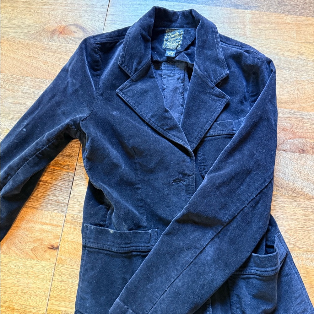 Women's Black Velvet Jacket